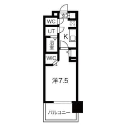 パルティール中村公園の物件間取画像